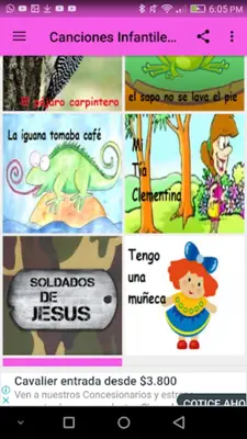 Canciones Infantiles Gratis android App screenshot 1